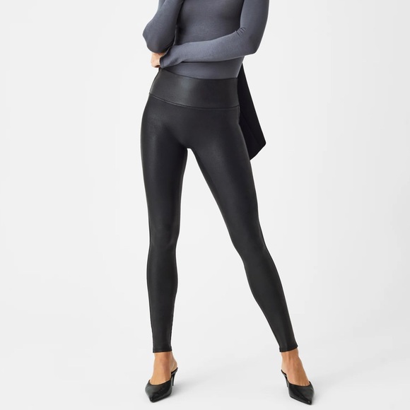 Spanx faux leather tights - Picture 3 of 6